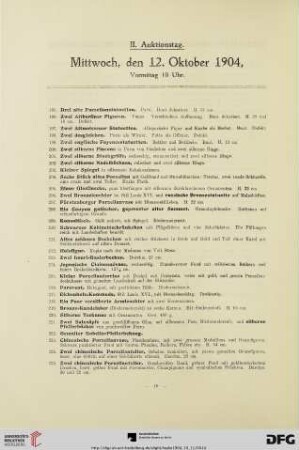II.Auktionstag (Nr. 195-378)