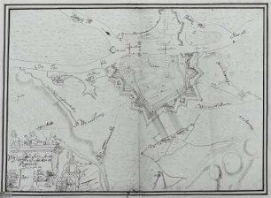 Plan von der Attaque der Statt und Festung Stettin in Pommern