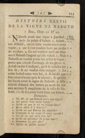 153-157, Histoire XXVII