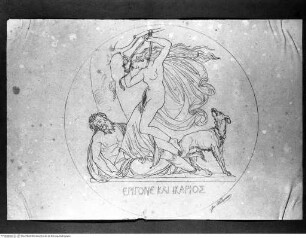 Erinnerungsbuch der Deutschen Künstler in Rom (Zweites Künstleralbum)Erigone und Ikarus - Zweites Künstleralbum