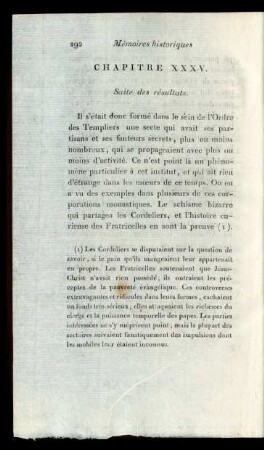 Chapitre XXXV. Suite des résultats.