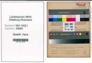 Entnazifizierung Hans Spaeth, geb. 08.05.1898 (Referent)