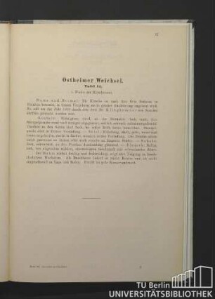 Ostheimer Weichsel. Tafel 16.