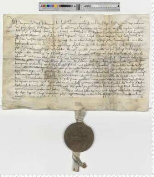 Bürgermeister und Ratsmannen wandeln einen Rentebrief von 1544 auf Wunsch der Erben des ersten Inhabers um.