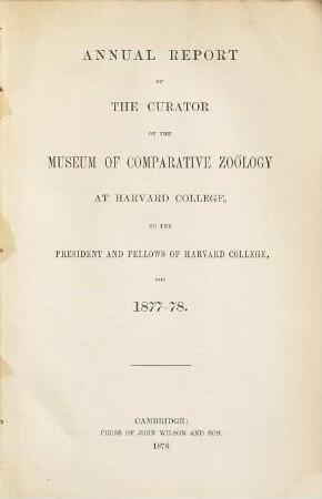 Annual report, 1877/78 (1878)