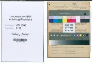 Entnazifizierung Robert Pixberg , geb. 23.12.1892 (Kalkulator)