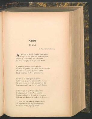 Poesías : El árbol [y] El miedo