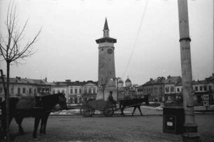 Giurgiu [Walachei]: Türkischer Turm am Hauptplatz