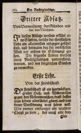 164-, Dritter Absatz. Von der Vermeidung der Sünden wider den Mächten
