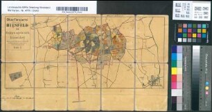 Oberförsterei Hiesfeld [gestr.; übergeschrieben Wesel]. Bl. 2. [Försterei Weselerwald, Dämmerwald, Damm]. Nach der auf den Waldzustand vom 1. Oktober 1910 berichtigten Spezialkarte ausgearbeitet im Forsteinrichtungsbüro 1912 / Gisaldruck v. Bogdan Gisevius, Berlin