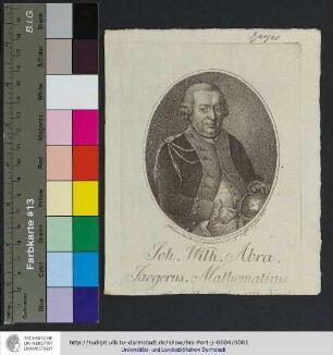 Joh. Wilh. Abra. Jaegerus. Mathematicus : nat. die ...