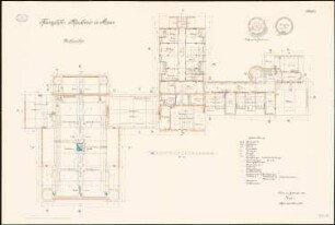 Königliche Akademie, Posen: Grundriss Dachgeschoss 1:100