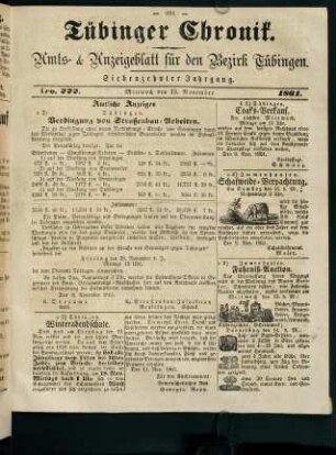 891-910, 13. November (Nr. 222) - 19. November (Nr. 226)