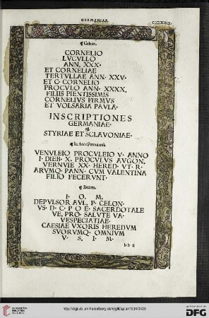 Inscriptiones Germaniae