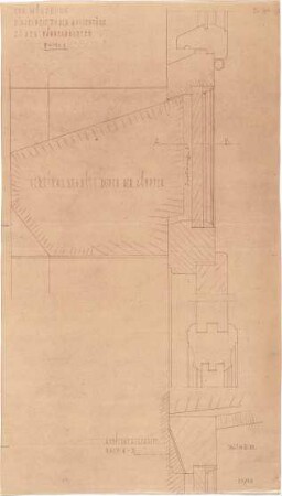 Fischer, Theodor; Würzburg, Münsterplatz; Sparkasse - Außentüren zu den Männerarborten (Schnitte)