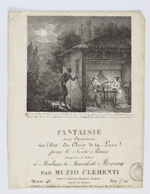 Fantasie avec variations sur l'air: Au clair de la lune
