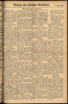 Zweite Ausgabe vom Samstag, den 21. Mai 1892.