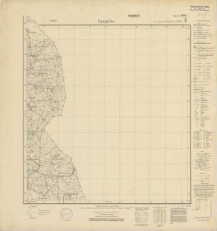 0294 Laugallen (4-cm-Karte) Meßtischblatt