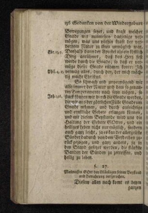 §. 27. Wasmassen Gott den Gläubigen seinen Beystand und Bewahrung versprochen.