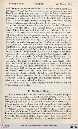 16: Medînet Habu