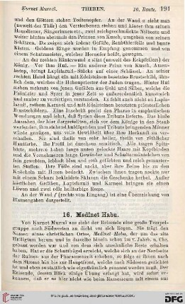 16: Medînet Habu