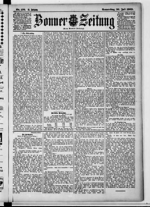 Bonner Zeitung. 1895-1933