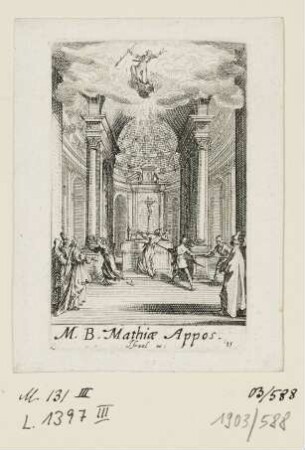 M. B. Mathiæ, Blatt 11 der Folge "Martiryum Appostolorum"