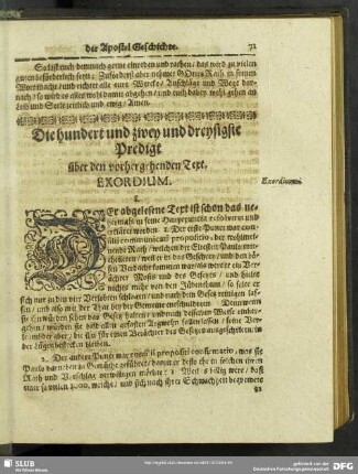 Die hundert und zwey und dreysigste Predigt