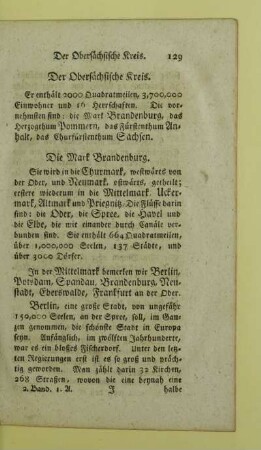 Der Obersächsische Kreis