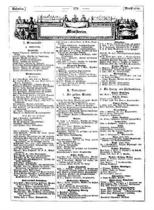 Ministerien : Staats-Kalender