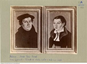 Doppelporträt Martin Luther und Katharina von Bora