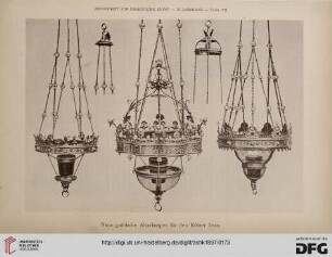 Drei neue gothische Altarlampen für den Kölner Dom