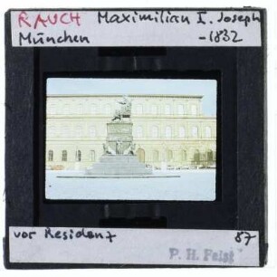 München, Rauch, Denkmal für König Max I. Joseph von Bayern