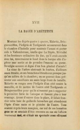 XVII. La bague d'améthyste
