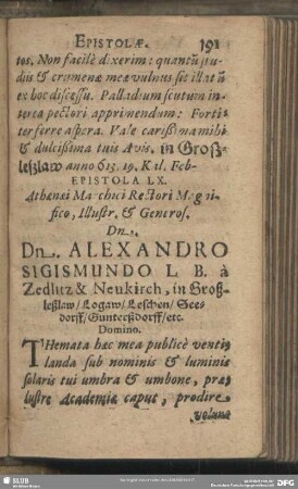 Epistola LX.