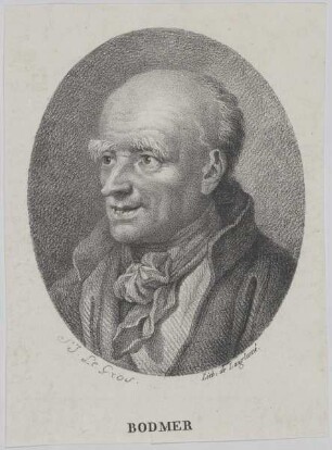 Bildnis des Johann Jakob Bodmer