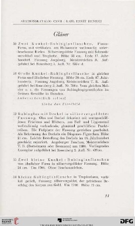 Gläser (Nr. 50-61)