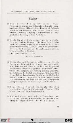 Gläser (Nr. 50-61)