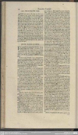 Ad Articulum XIX.