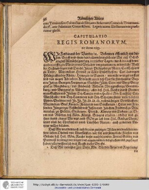 CAPITULATIO REGIS ROMANORUM