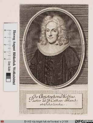 Bildnis Johann Christoph Wolf