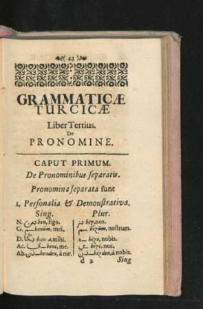 Liber Tertius. De Pronomine.