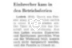 Einbrecher kam in [Name maskiert]