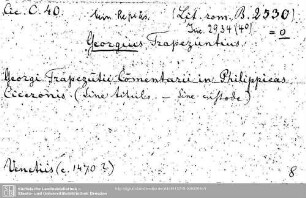 Literatura Romana B 2530: Literatura Romana B 2530