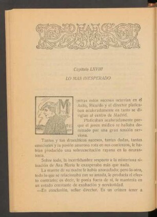 Capítulo LXVIII - Lo más inesperado