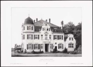 Landhaus, Hochdahl: Ansicht (aus: Moderne Neubauten, 4.Jg., 1898ff, hrsg. W. Kick)