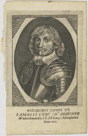 Bildnis des Gvilielmvs comes de Lamboii