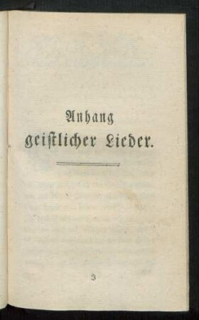 Anhang geistlicher Lieder