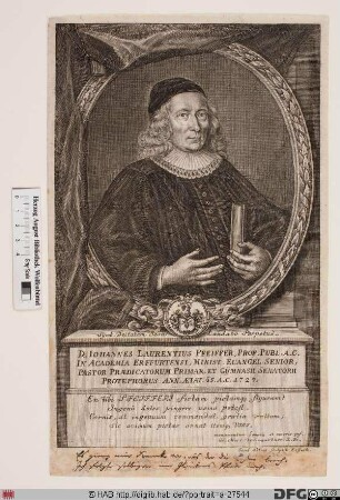 Bildnis Johann Lorenz Pfeiffer