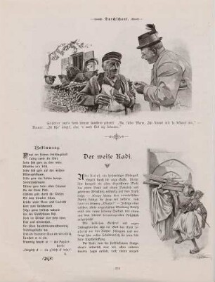 "Durchschaut" "Der weise Kadi"
